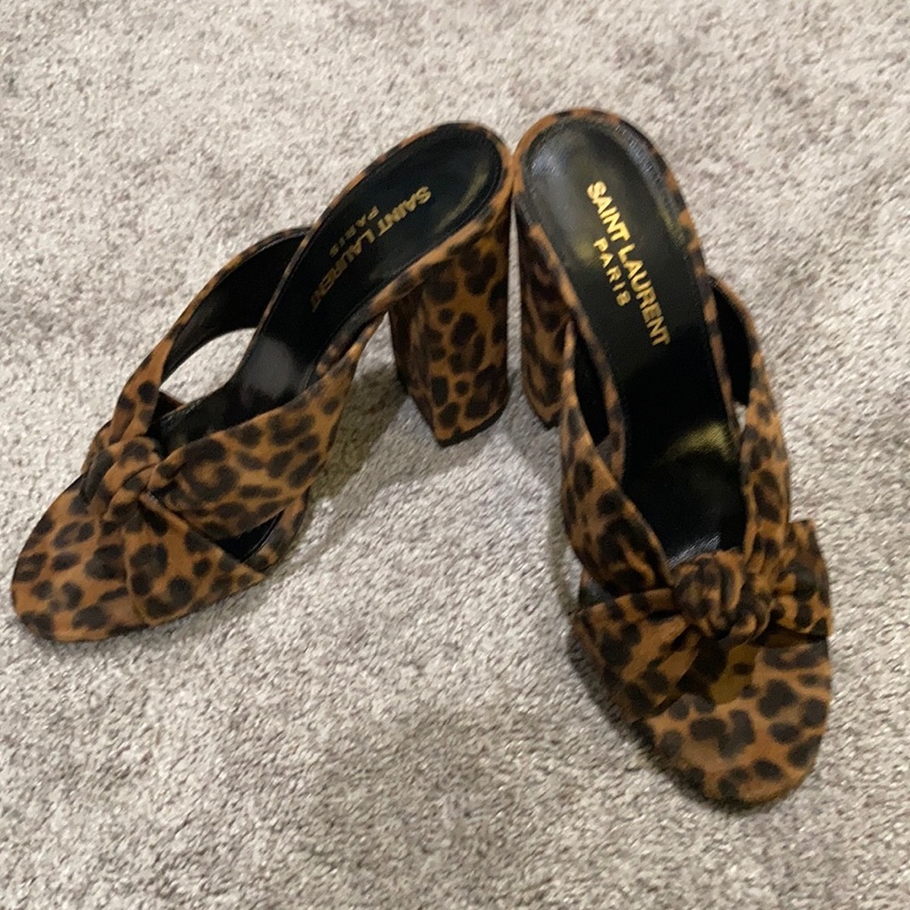 Saint laurent Bianca Mules Heels